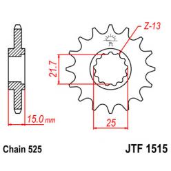 Звездочка передняя JT Sprockets (шаг 525 ) JT JTF1515